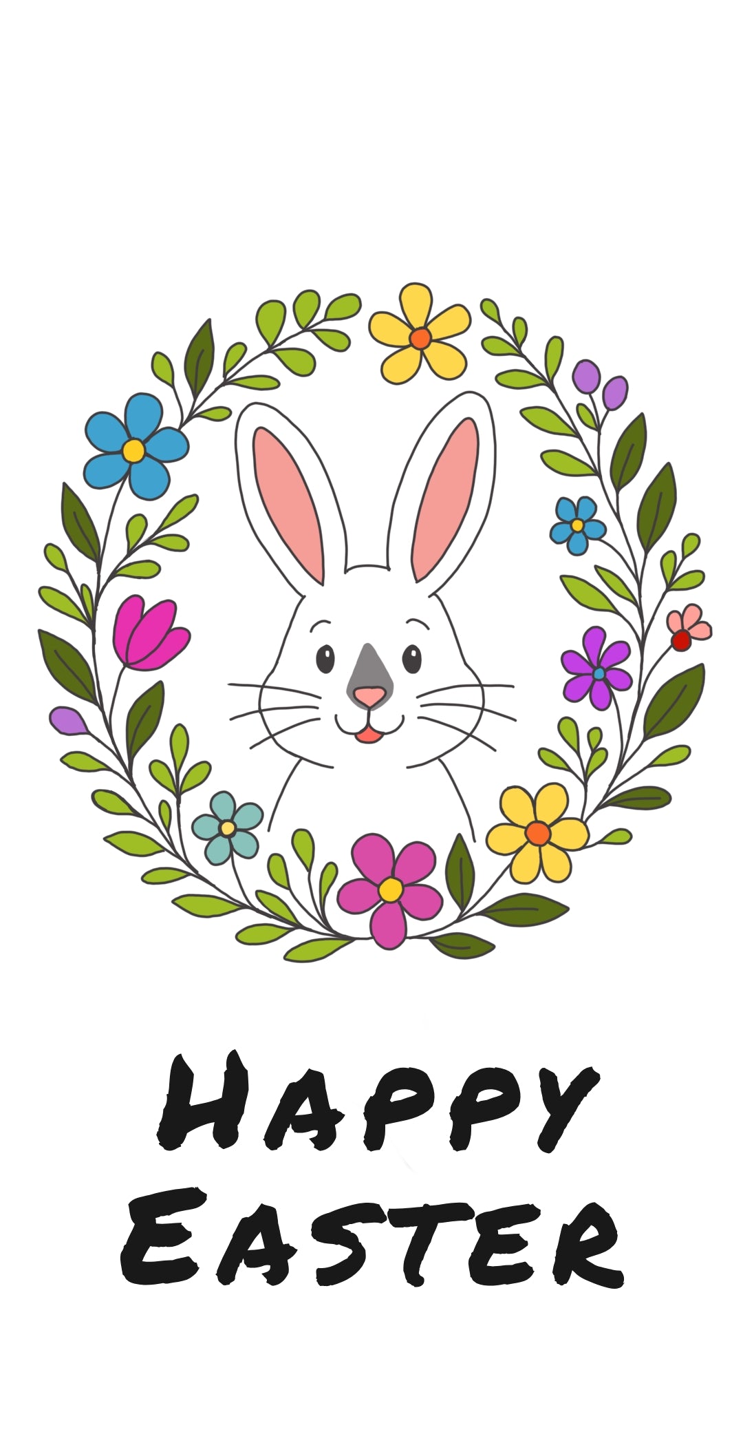 Easter Card Bunny 1
