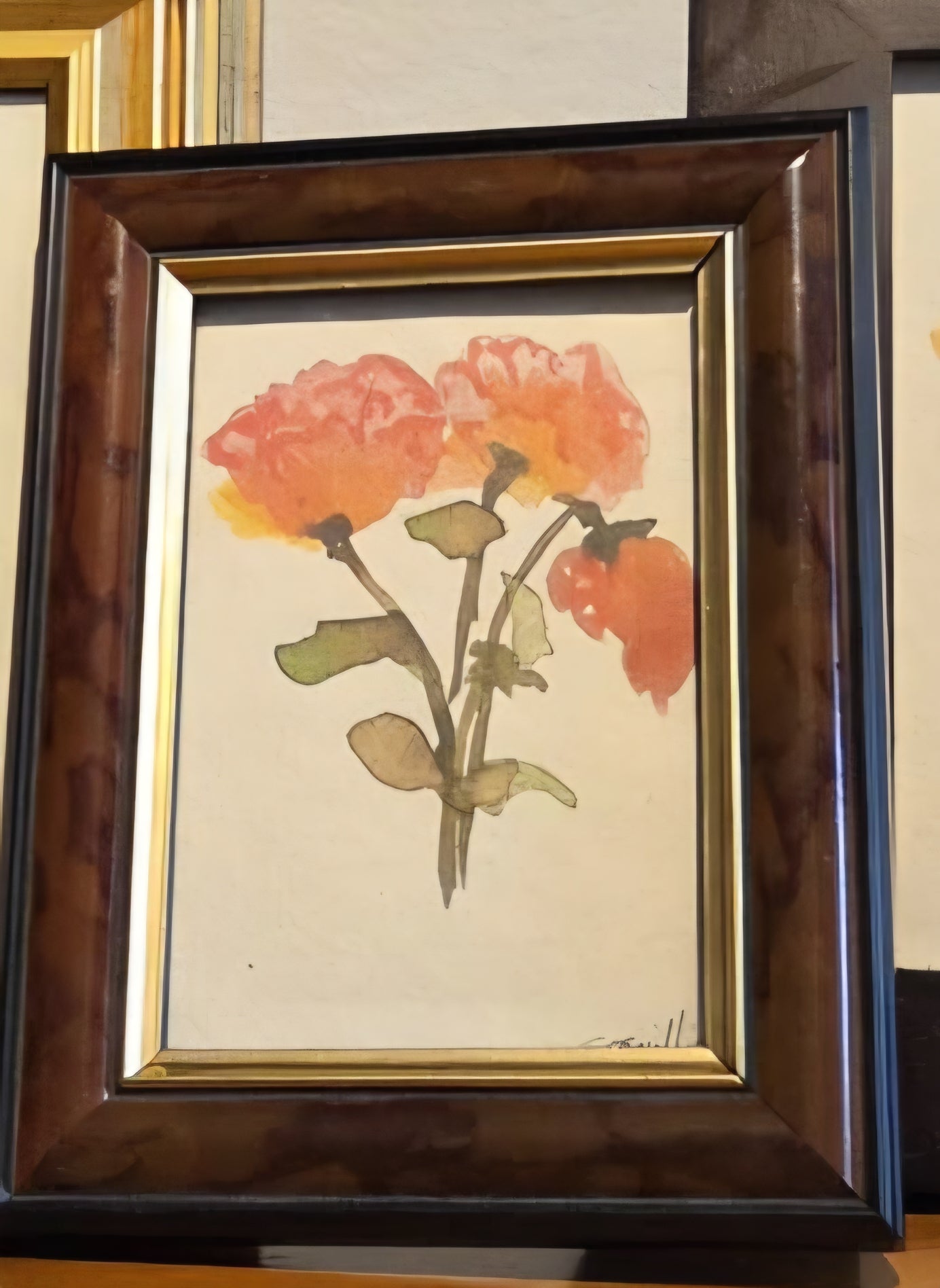 Framede Orange-Red  Roses