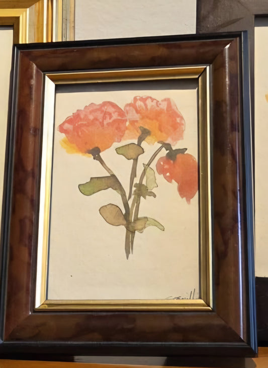 Framede Orange-Red  Roses