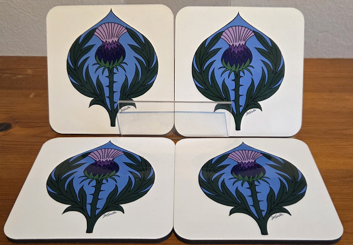 Thistle Cork Coasters