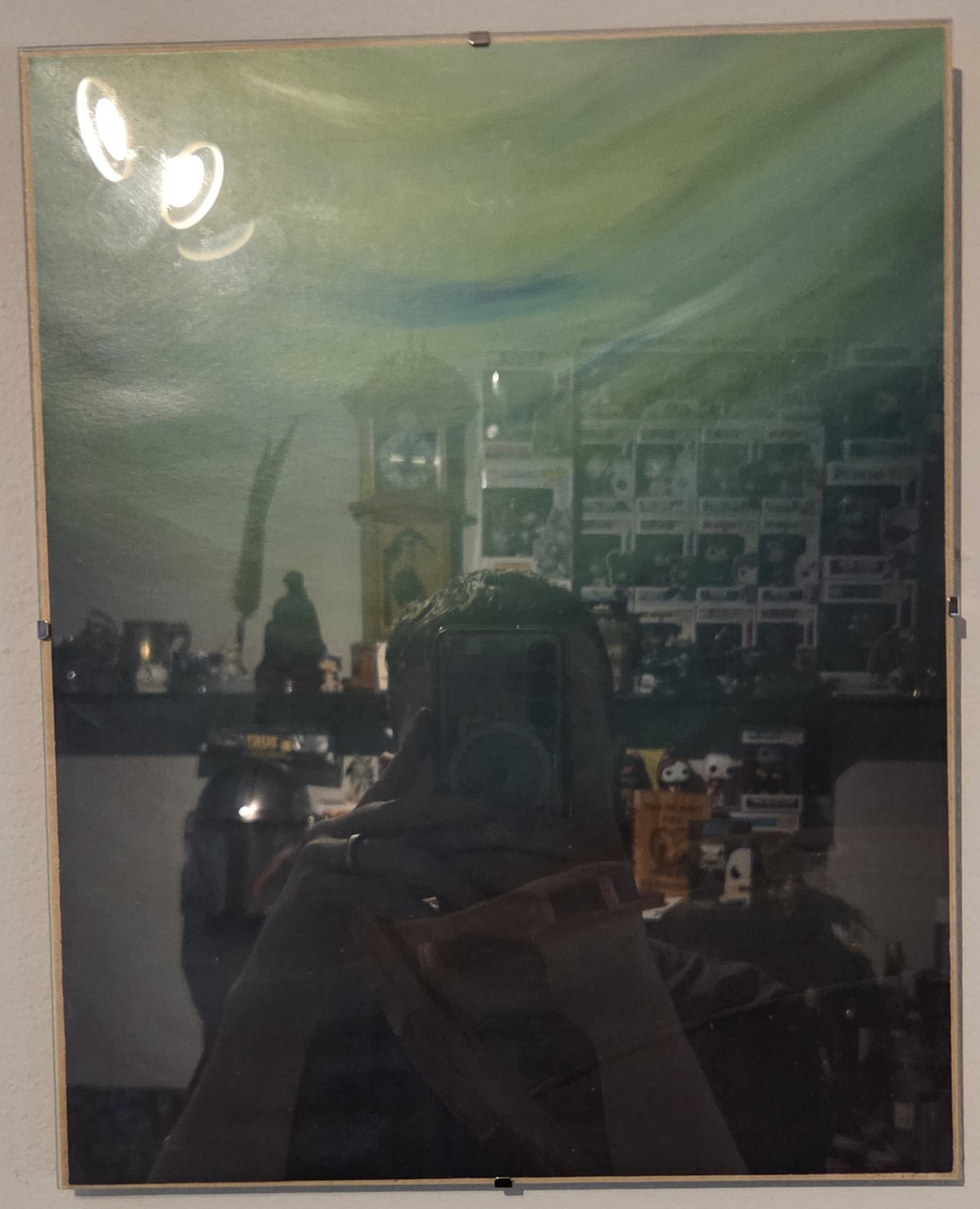 Deep In The Ocaen Glass Framed Print