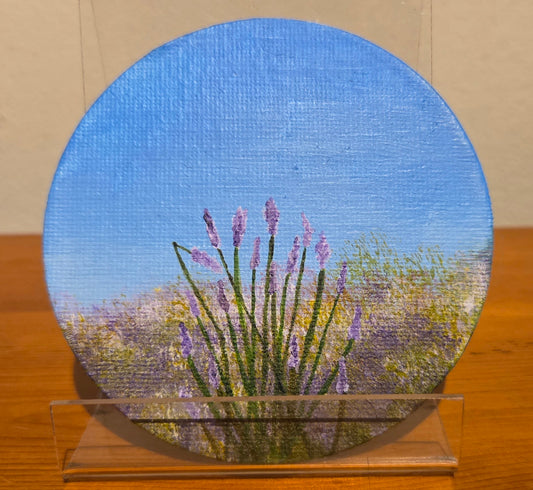 Small Lavender Field Magnet
