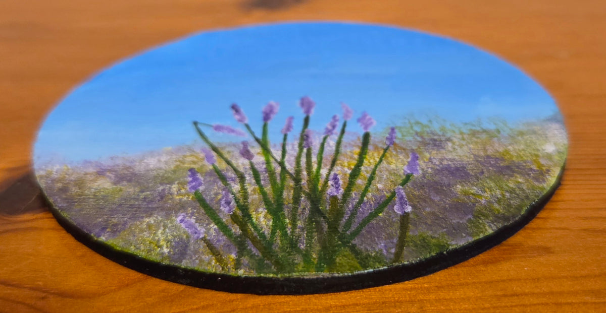 Small Lavender Field Magnet