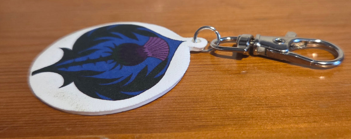Thistle Keychain