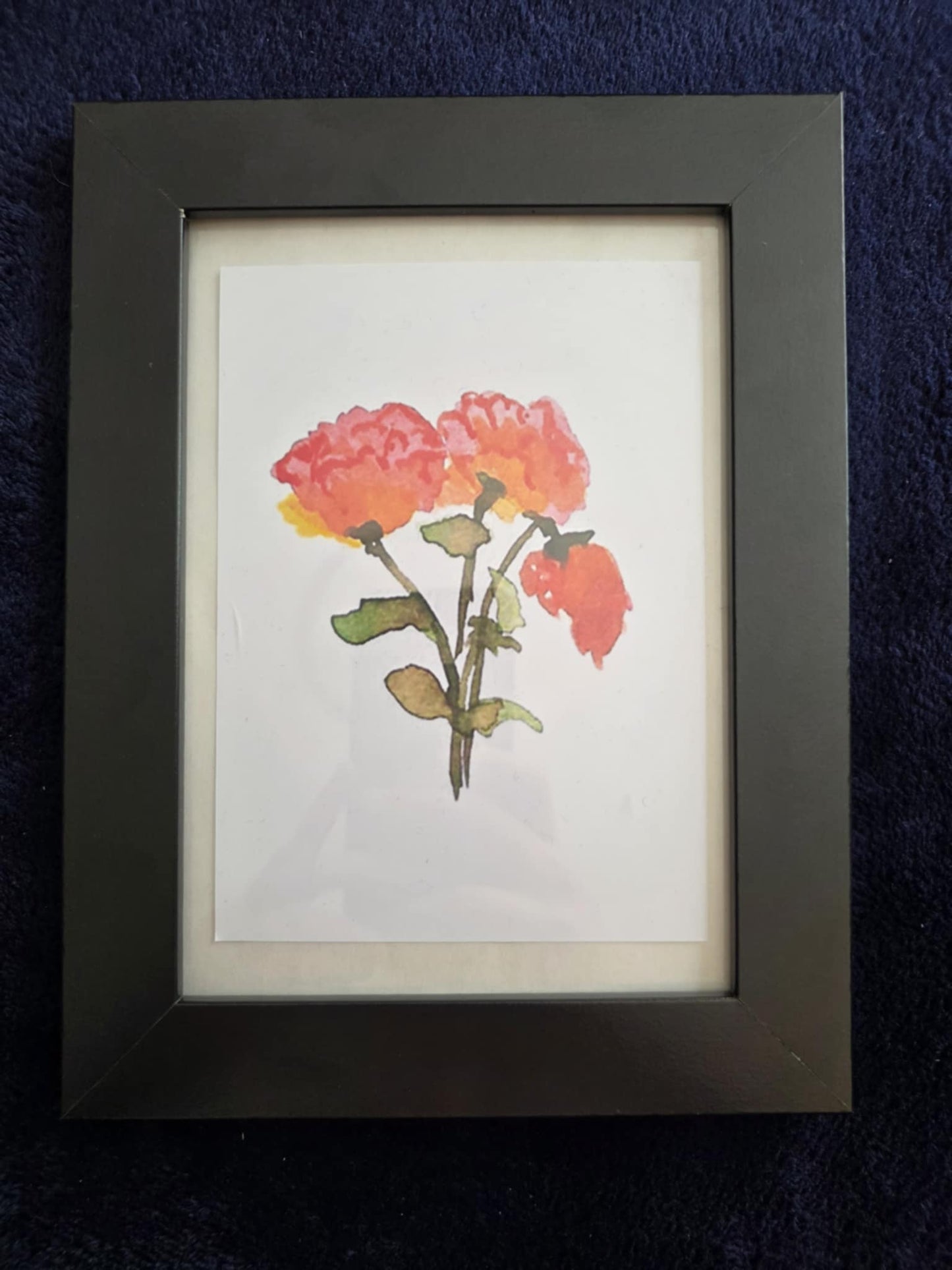 Orange-Pink-Roses Photo paper