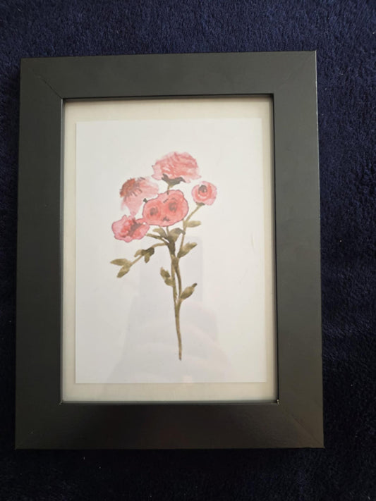 'Pink-Roses' Photo paper