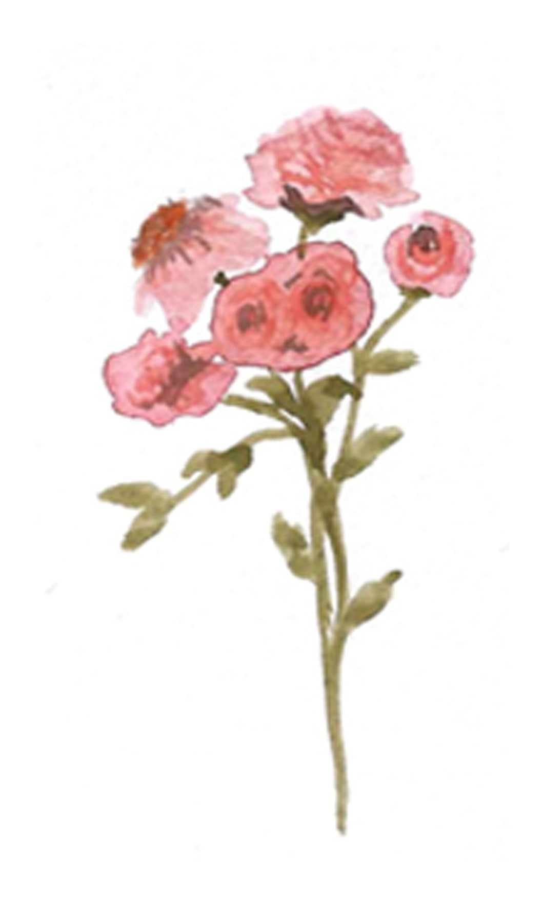 'Pink-Roses' Khadi paper