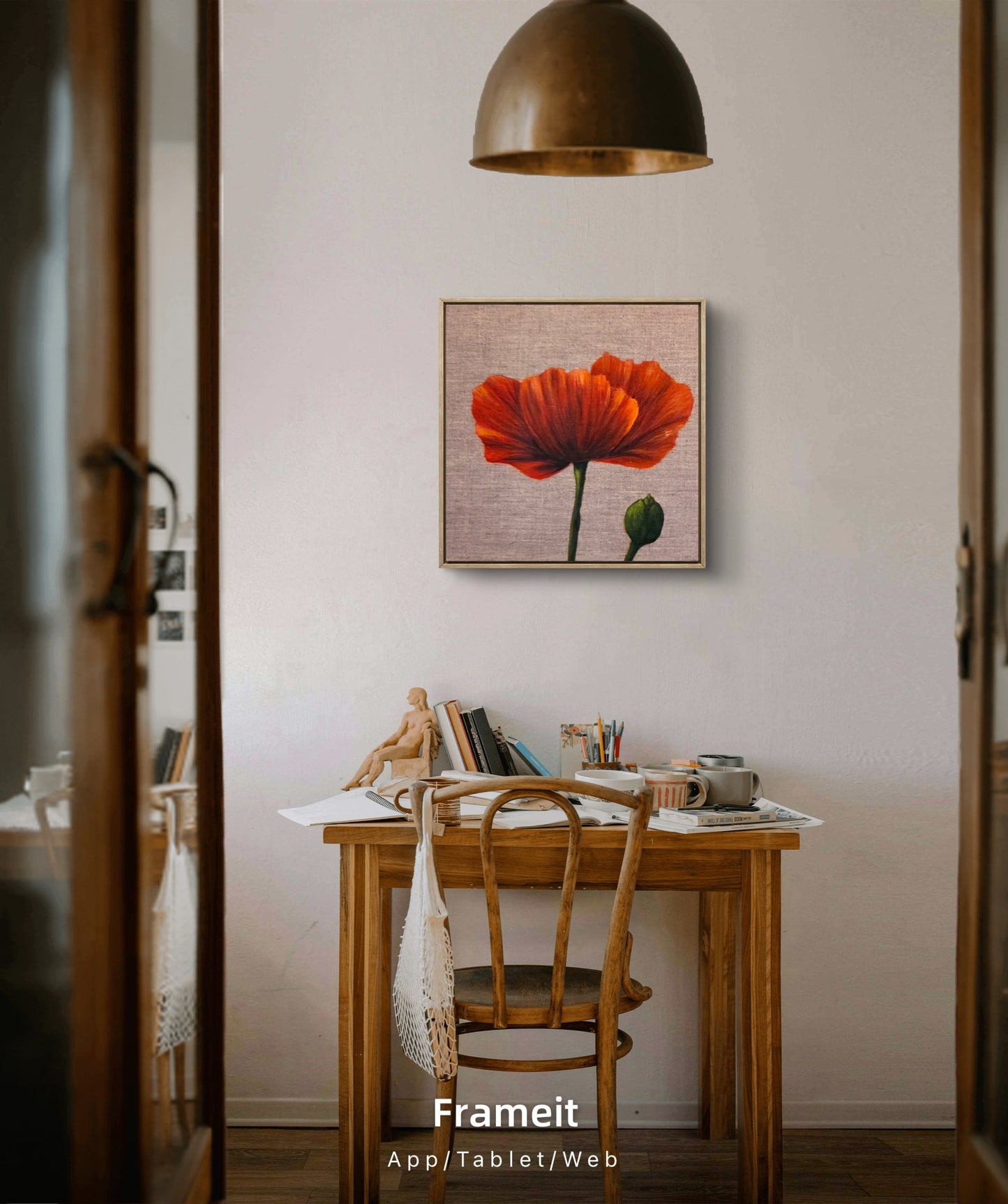 'Poppy' Print Without Frame