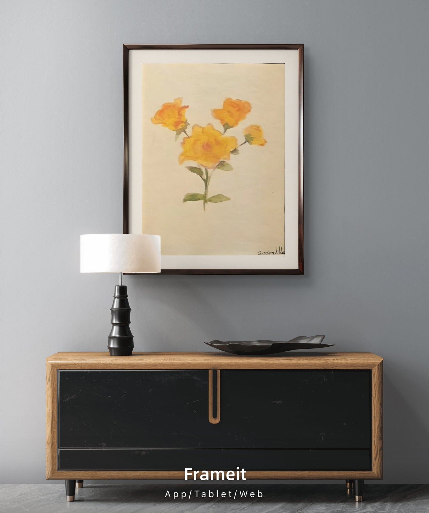'Yellow-Rose' Khadi Paper.